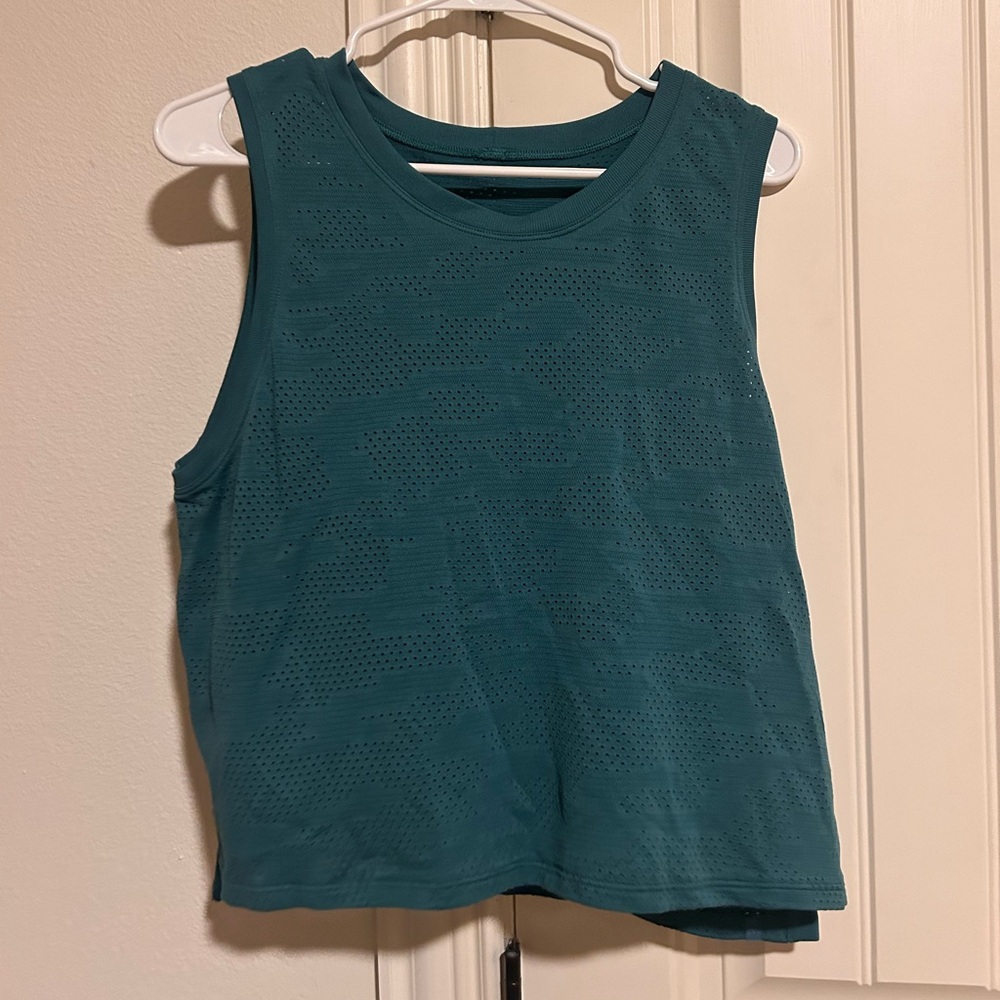 Green/Blue Lululemon Tank Top
